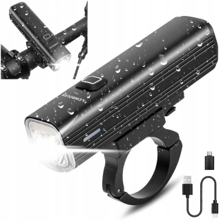 Svetlo na bicykel Svietidlo 1000LM 4800mAh LED Svetlo Výkonné cyklistické svetlo